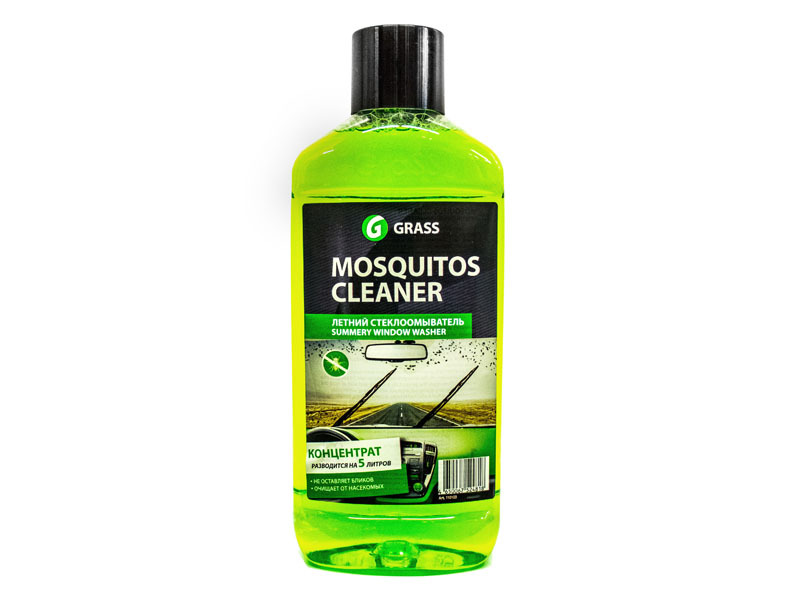 Концентрат летнего стеклоомывателя GRASS Mosquitos Cleaner 1л 