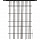 Шторка для ванной тм VETTA Квадро, ПЕВА 60г/м2, 180x200см, белый цвет 