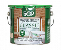 Состав защитно-декоративный для древесины "CLASSIC БОР" дуб 3л 