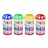 Зубочистки тм VETTA, бамбук, пластиковая упаковка, 100шт 
