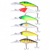 AZOR FISHING Воблер "Минноу Классик", F, 5,7гр, 87мм, 1,0-1,5 м, 5 цветов 