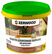 Пропитка по дереву ZERWOOD ZDP аквалазурь палисандр 0,9кг 