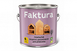 Состав защитно-декоративный для древесины "FAKTURA" тик 0,7л 