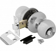 Ручка защелка DK682 CP-BK (6082 CP-B) (фик.) хром 