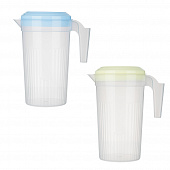 Кувшин для воды, пластик, Лайм, 2400мл, 20.5x24см, 2 цвета 