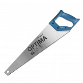 Пила по дереву OPTIMA, 450мм, шаг 3,5 мм/ 7-8TPI, 3D-заточка, (шт.) (42-2-245) 