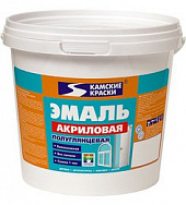 Эмаль акриловая ВД-АК "КАМСКИЕ КРАСКИ" Супербелая (2,5кг) 