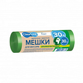 Мусорные мешки Clear Line Bio 30л/30шт зеленые, арт.7381 