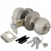Ручка защелка DK682 SN-ET (6082 SN-E) (кл./фик.) мат. никель (39539) (AJAX) 