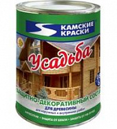 Состав защитно-декоративный для древесины "Усадьба" калужница 0,8л 