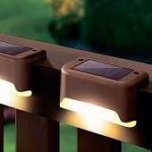 INBLOOM Фонарь садовый на солн. батарее, 7.5х4.5х4 см, 1LED, шампань, 1х1.2V 600mAh NI-MH, пластик 