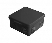 Коробка распаячная 105*105*50 для о/п IP54 030-014Ч ЧЕРНАЯ VKL electric 