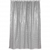 Шторка для ванной тм VETTA Квадро, ПЕВА 60г/м2, 180x200см, серый цвет 