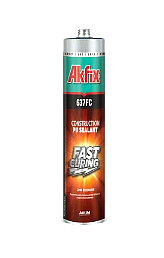 Герметик быстросохнущий Akfix 637FC ПУ 310мл белый арт.30402 