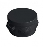 Коробка распаячная D65*40 для о/п IP54 040-038Ч ЧЕРНАЯ VKL electric 