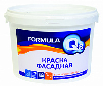 Краска В/д Formula фасадная полиакр белоснежная 4,5кг/5 кг 