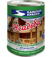 Состав защитно-декоративный для древесины "Усадьба" рябина 0,8л 