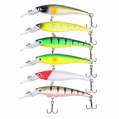 AZOR FISHING Воблер "Хамп Дип Шэд", SP, 6,0гр, 93мм, 0,5-1,5м, 5 цветов 