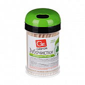 Зубочистки тм GRIFON, береза, пластиковая упаковка, 200шт 
