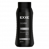 Гель для душа мужской 2 в 1 EXXE MEN "Экстрасвежесть" SILVER, 400мл 