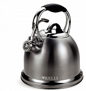 Чайник из нержавеющей стали со свистком "Kelli" 3л KL-4523  