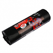 Мешки для мусора тм VETTA, 160 л., 10 шт., прочные, ПВД, рулон 