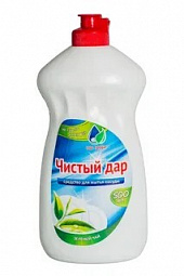 Средство для мытья посуды "Чистый дар" Апельсин-Грейпфрут/Зеленый чай 500мл 