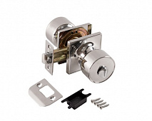 Ручка защелка DK772/BL CP-BK (фик.) хром 